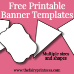 Free Printable Banner Templates – Blank Banners For Diy For Banner Cut Out Template