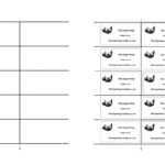 Free Printable Business Cards – Business Card Tips Regarding Blank Business Card Template For Word