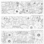 Free Printable Coloring Bookmarks Templates Blank Funeral Pertaining To Free Blank Bookmark Templates To Print