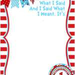 Free Printable Dr.seuss – Cat In The Hat Invitation Template Within Blank Cat In The Hat Template