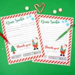 Free Printable Letter To Santa – Happiness Is Homemade In Blank Letter Writing Template For Kids