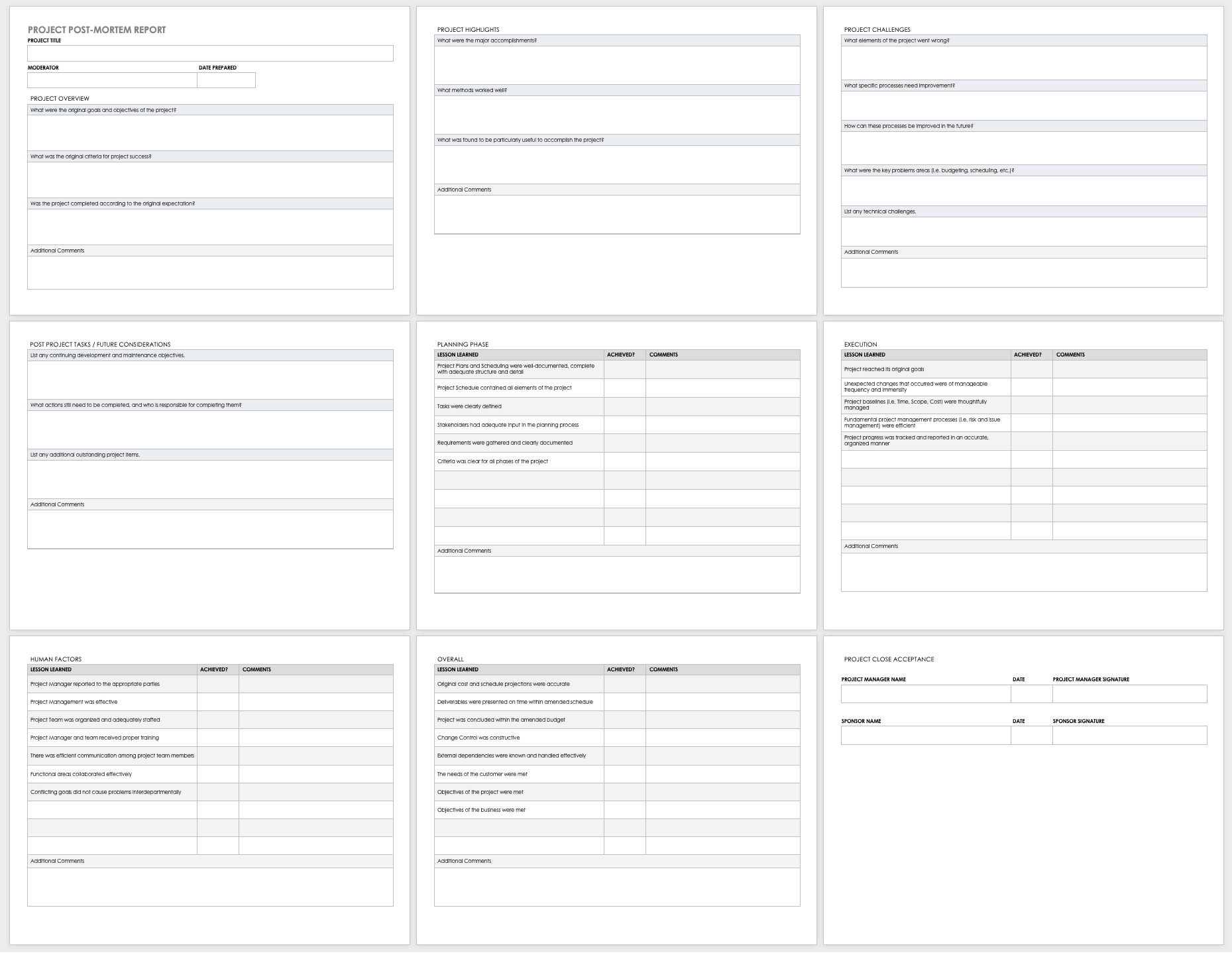 Free Project Report Templates | Smartsheet In Monthly Board Report Template