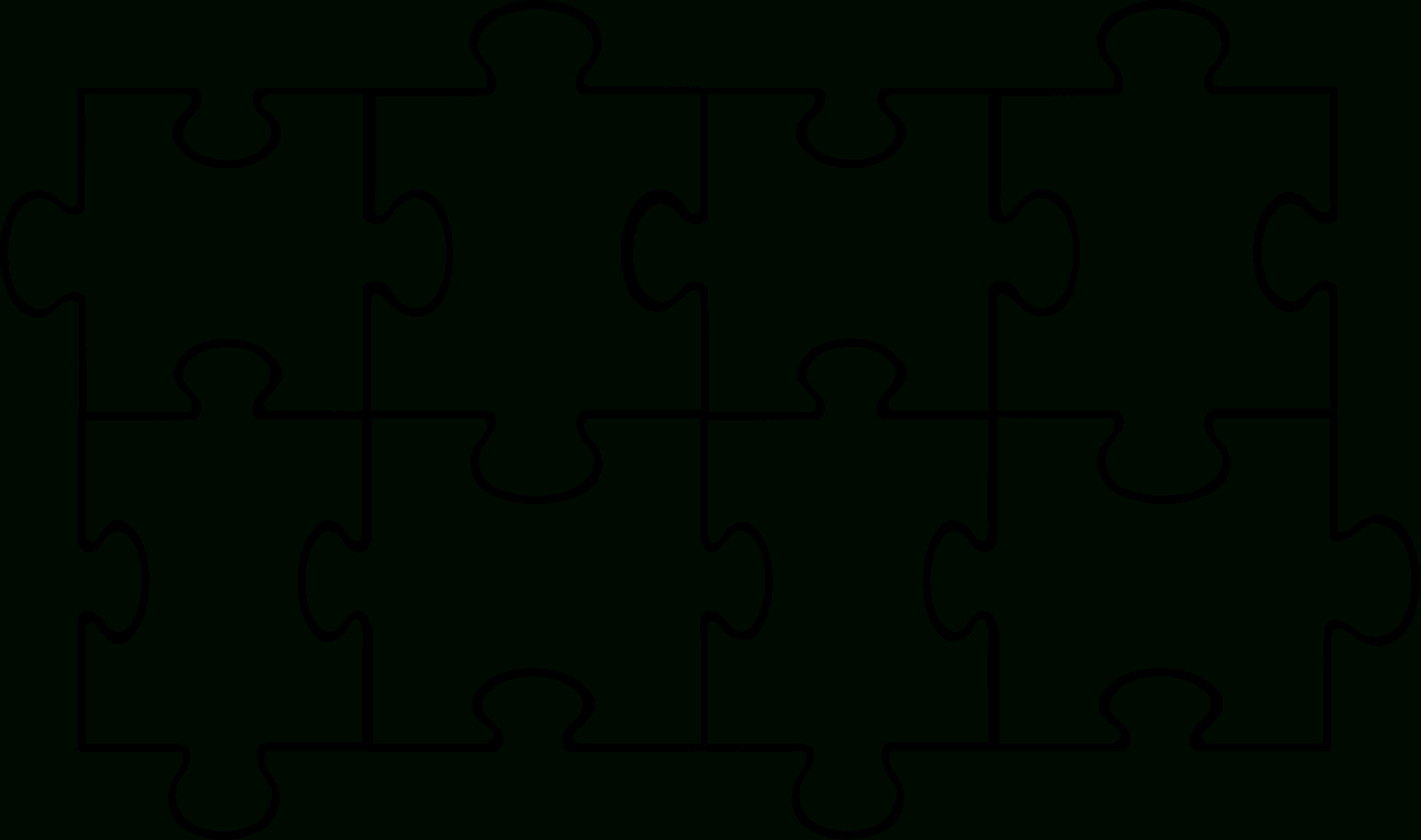 Free Puzzle Pieces Template, Download Free Clip Art, Free With Blank Jigsaw Piece Template