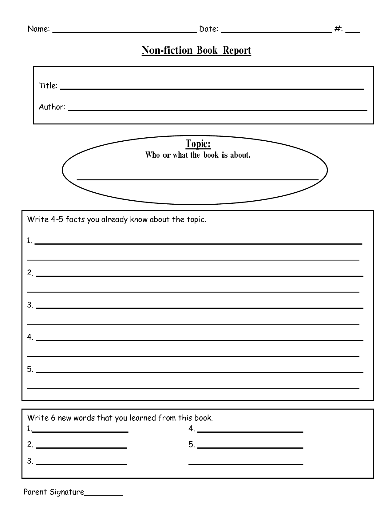 Free Research Paper Grader Teaching 2Nd Grade Tips Tricks For 2Nd Grade Book Report Template
