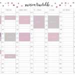 Free Revision Timetable Printable – Emily Studies with Blank Revision Timetable Template