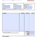 Free Simple Basic Invoice Template | Pdf | Word | Excel With Free Downloadable Invoice Template For Word