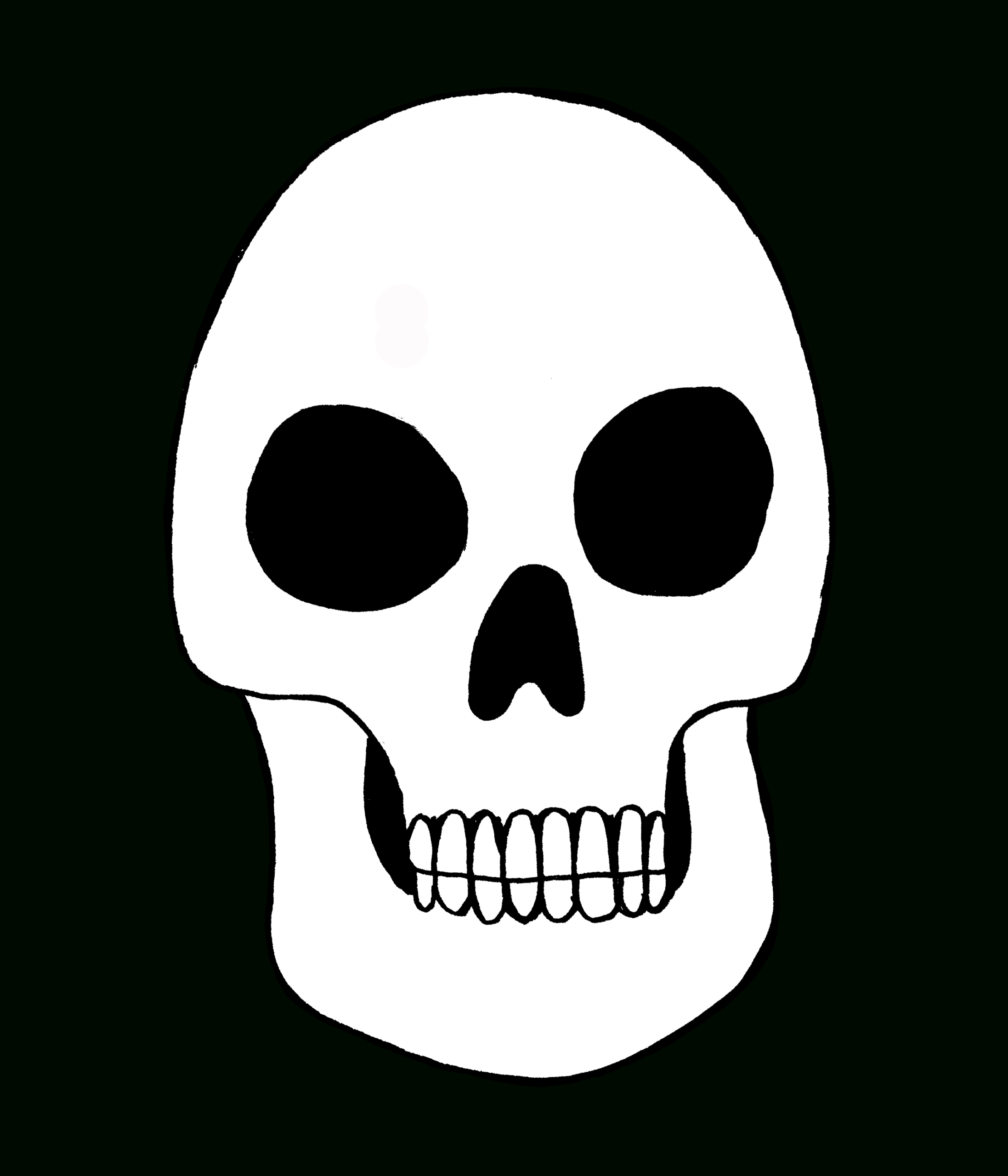 Free Skull Printable – Julie Erin Designs Regarding Blank Sugar Skull Template
