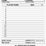 Free Soccer Team T Shirt Order Form Template Templates – T With Regard To Blank T Shirt Order Form Template