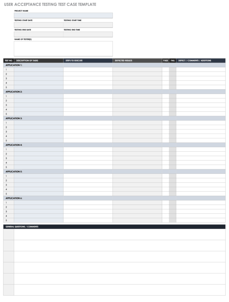 access employee test evaluation form templates database