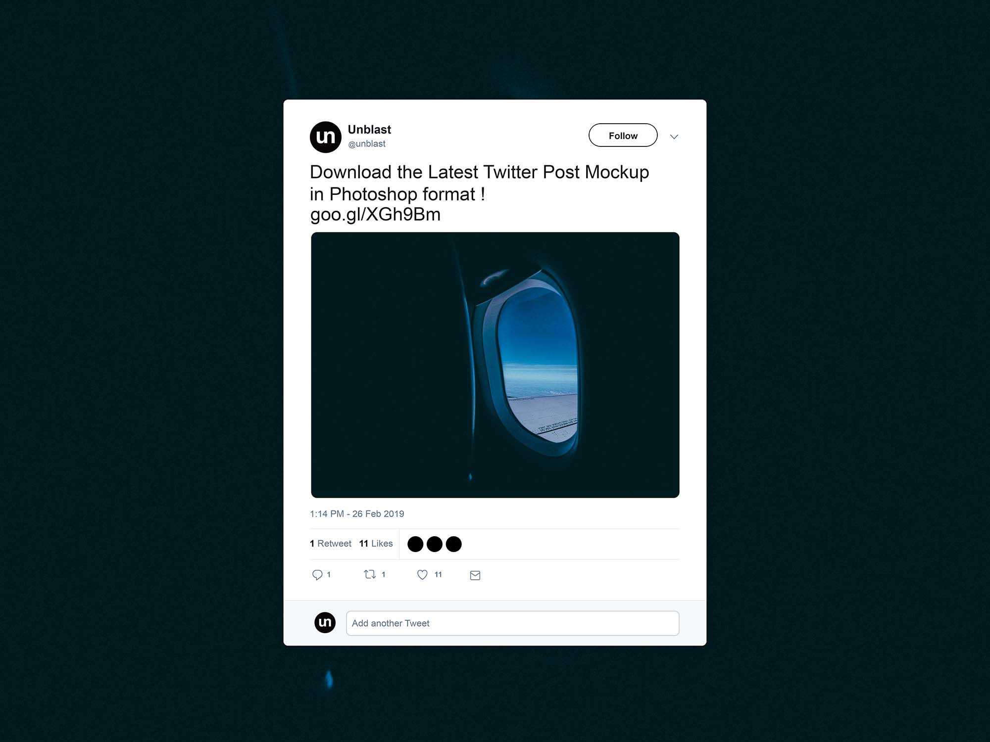 Free Twitter Post Mockup (2019) In Blank Twitter Profile Template