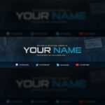 Gaming Youtube Banner Template – Tristan Nelson Regarding Youtube Banners Template
