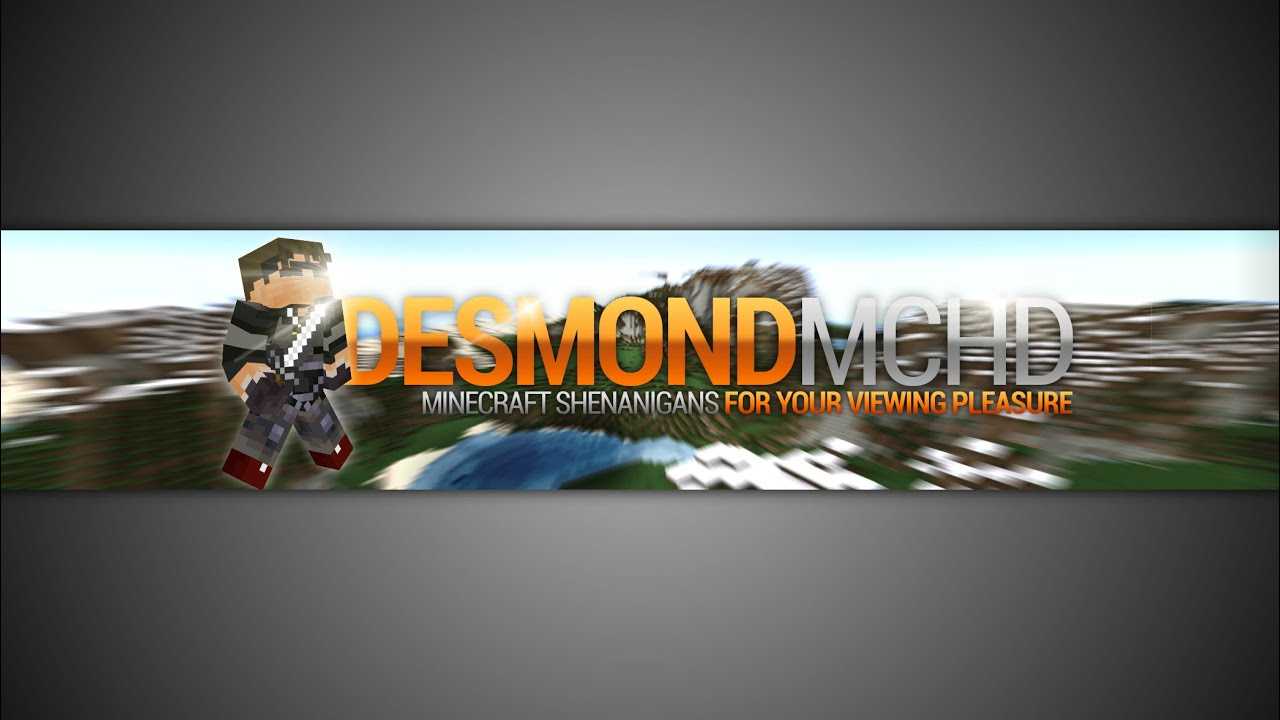 Gimp | Minecraft Youtube Banner Template [No Photoshop] Throughout Gimp Youtube Banner Template
