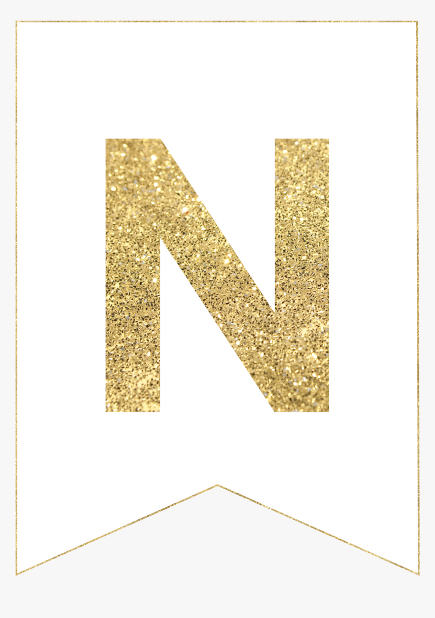 Gold Free Printable Banner Letters, Hd Png Download Inside Free Letter Templates For Banners