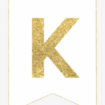 Gold Free Printable Banner Letters Use Our Gold Free In Free Letter Templates For Banners