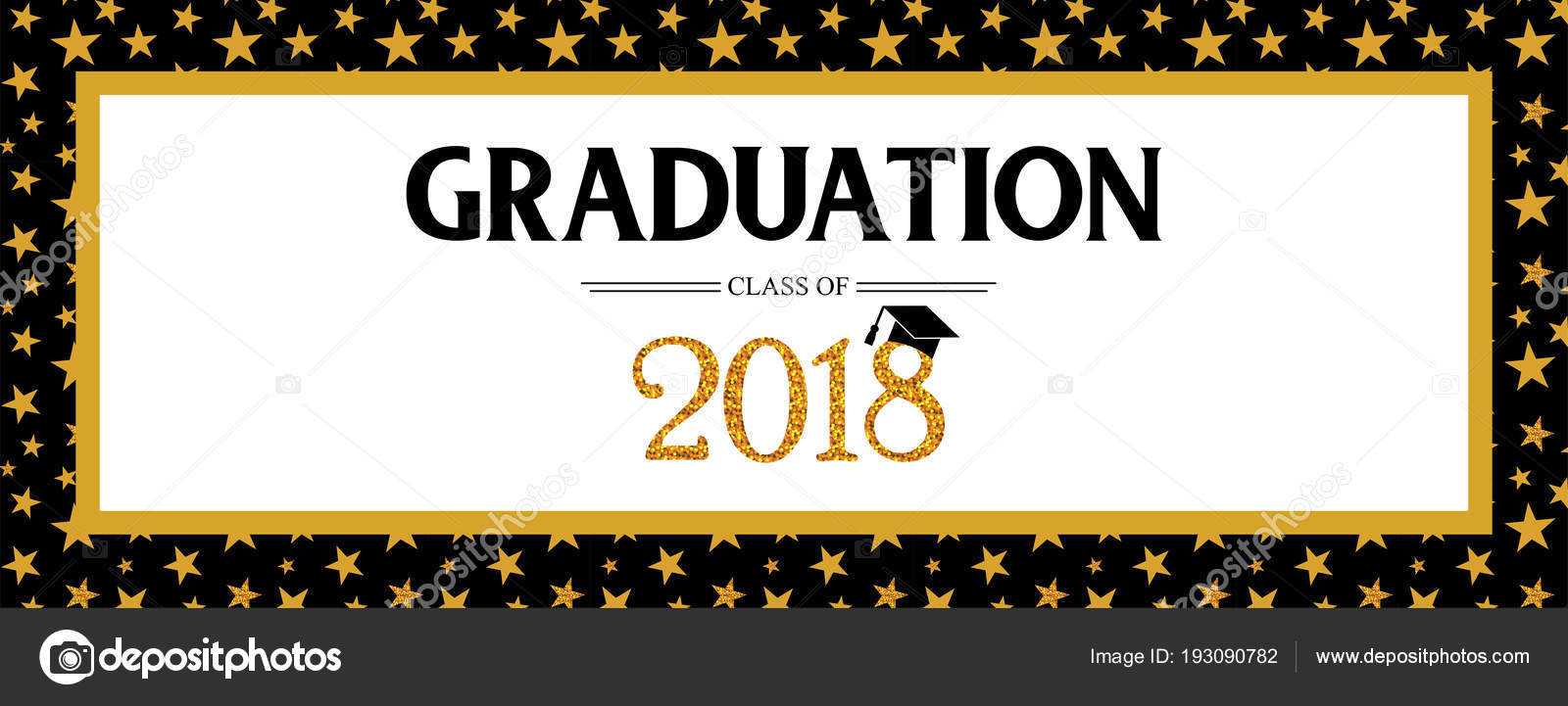 Graduation Banner Template | Graduation Class Of 2018 Intended For Graduation Banner Template