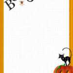 Halloween 1 Free Stationery Template Downloads Throughout Free Halloween Templates For Word