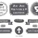 Hand Drawn First Communion Elements – Download Free Vectors In First Communion Banner Templates