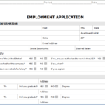 Handout – Employment Application In Employment Application Template Microsoft Word
