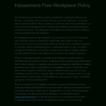 Harassment Policy | Templates At Allbusinesstemplates Inside Sexual Harassment Investigation Report Template