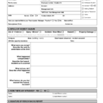 Hazard Incident Report Form Template – Business Template Ideas With Regard To Hazard Incident Report Form Template