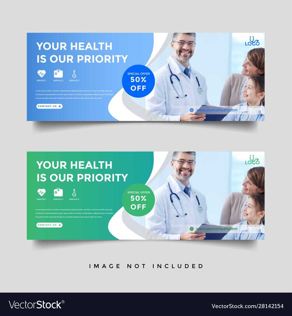 Healthcare Medical Banner Promotion Template Within Medical Banner Template