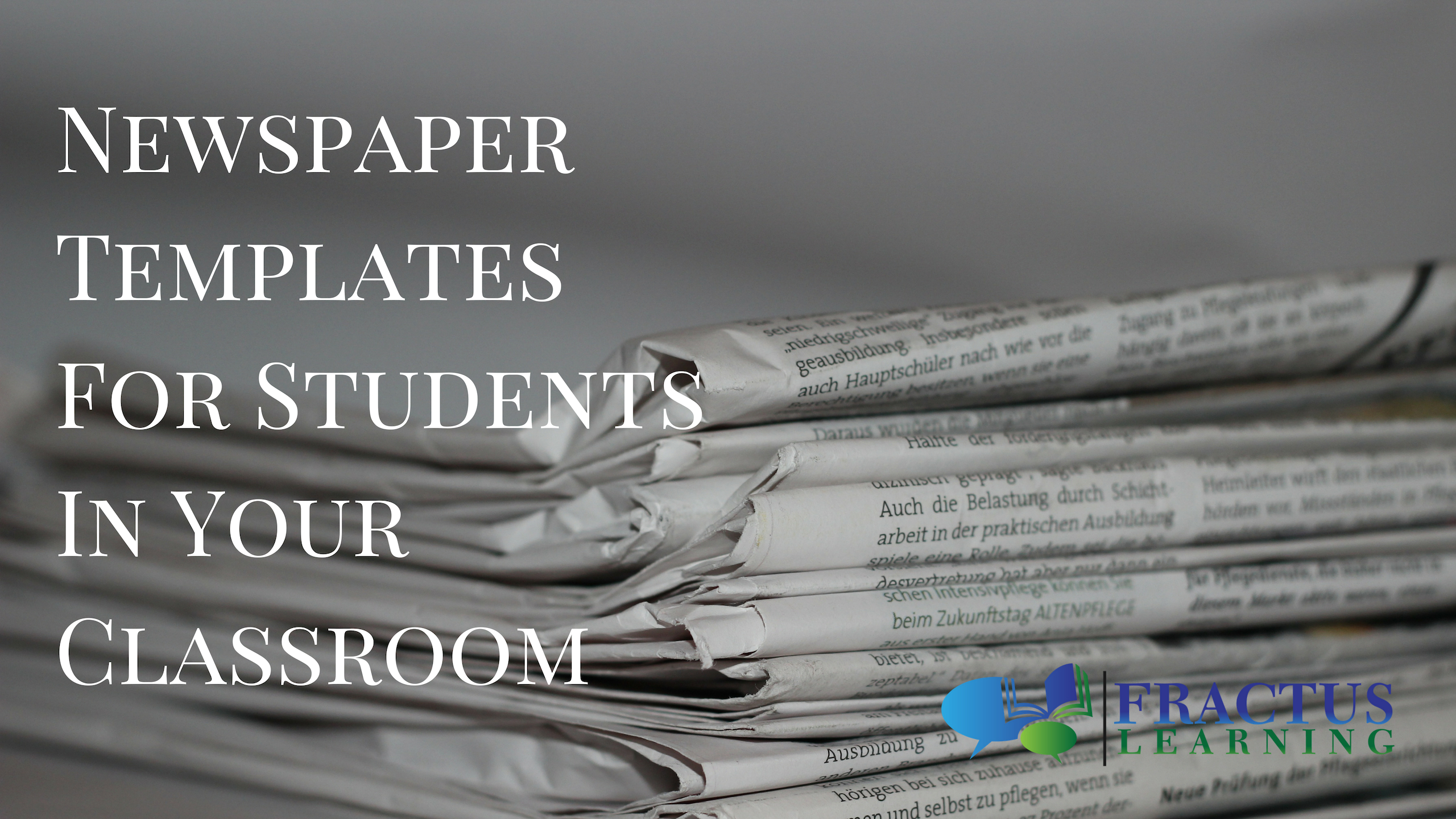 Helpful Newspaper Templates For Students In Your Classroom With Regard To Old Newspaper Template Word Free
