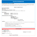 Home Inspection Report – Electric Page – Home Inspection Within Equipment Fault Report Template