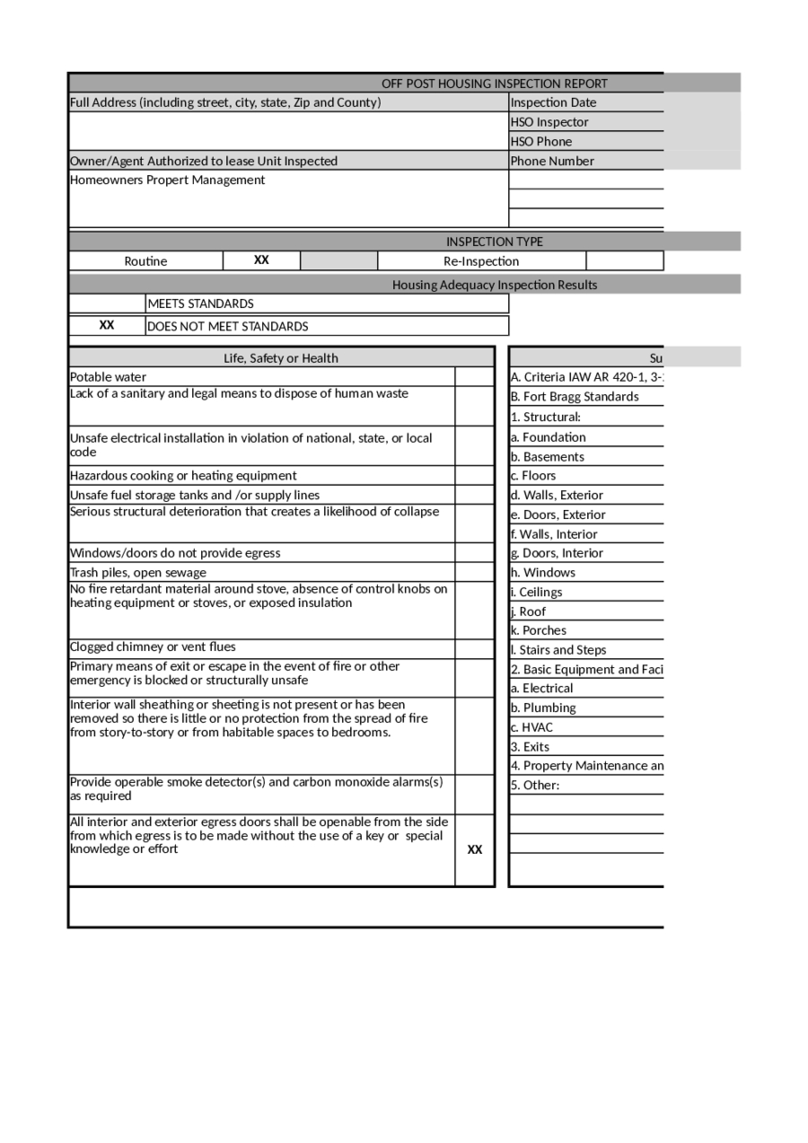 Home Inspection Report Template Pdf - Edit, Fill, Sign Intended For Home Inspection Report Template Pdf