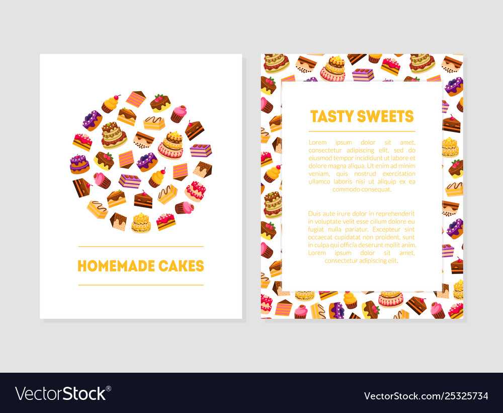 Homemade Cake Tasty Sweets Banner Templates With In Homemade Banner Template