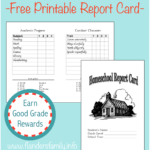 Homeschool Report Cards – Flanders Family Homelife With Regard To Homeschool Report Card Template