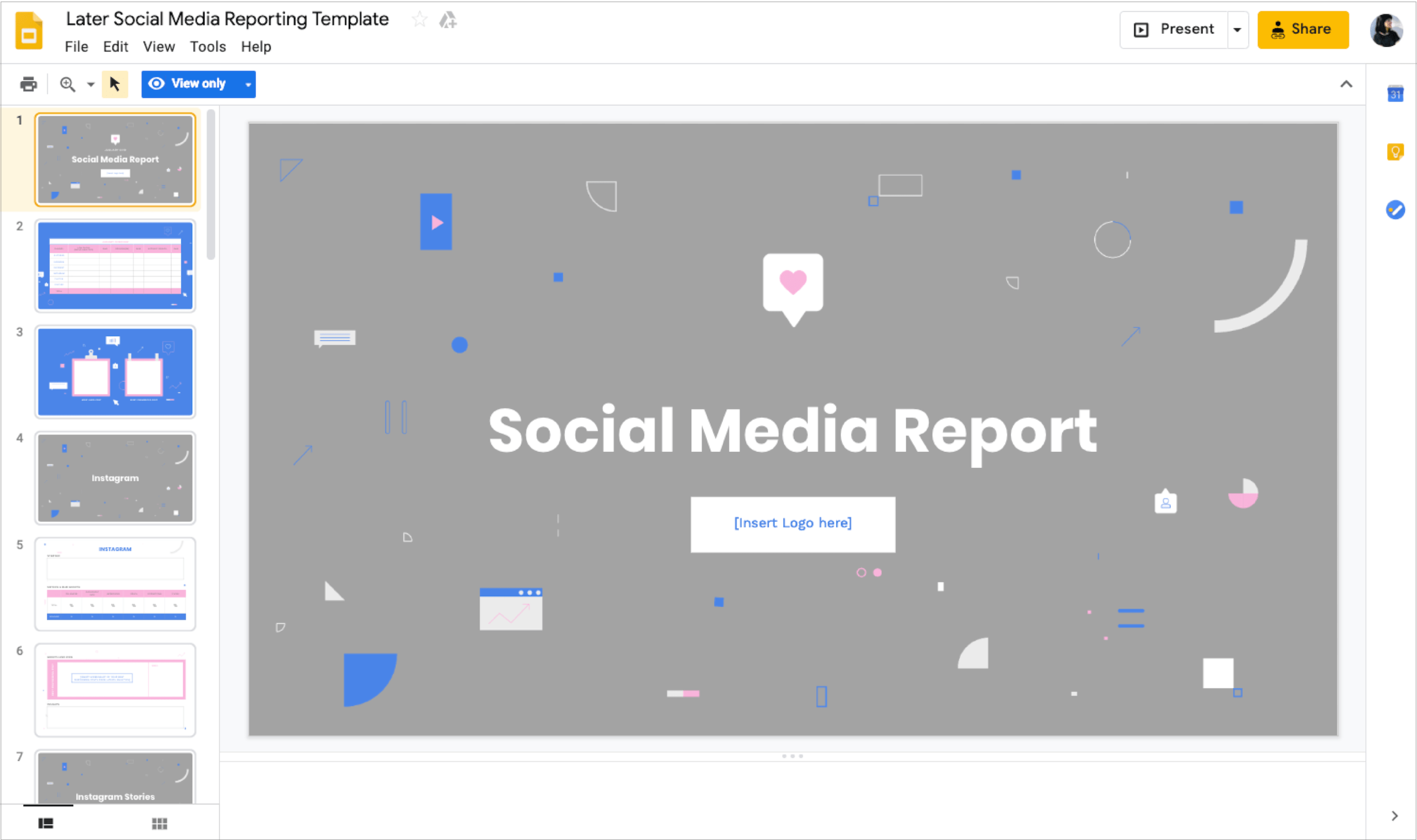 How To Build A Monthly Social Media Report For Social Media Report Template