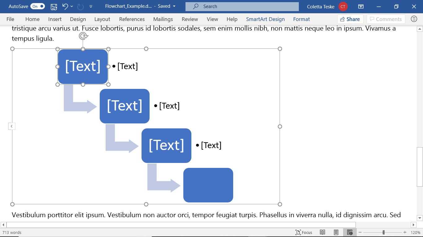 How To Create A Microsoft Word Flowchart Throughout Microsoft Word Flowchart Template