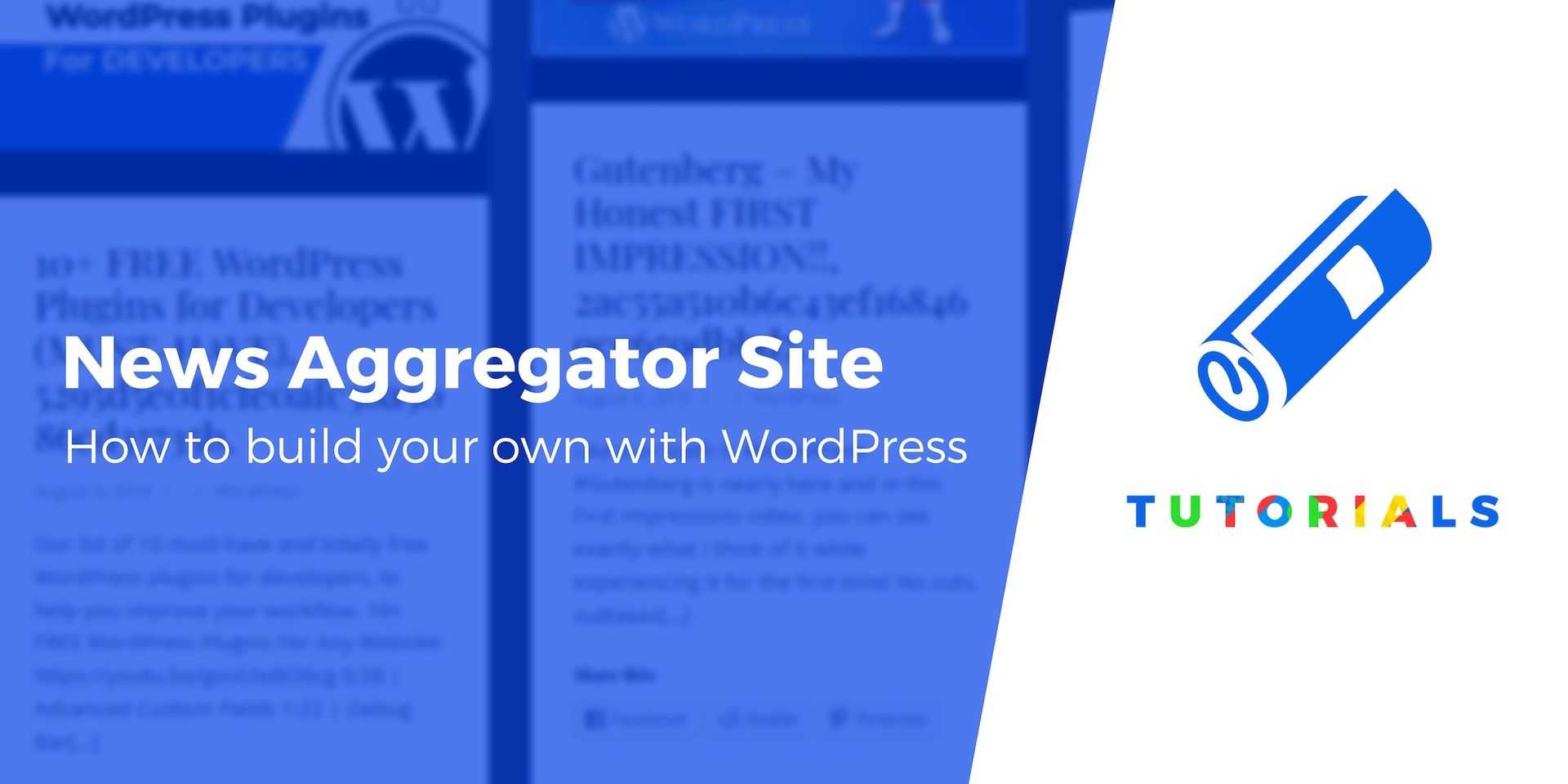 How To Create A WordPress News Aggregator Website In Drudge Report Template