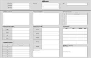 How To Create An A3 Report Example Template In Excel – Sanzu in A3 Report Template