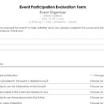 How To Create An Event Feedback Form (+Template) – Billetto Blog In Event Survey Template Word