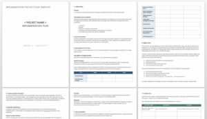How To Create An Implementation Plan | Smartsheet with regard to Implementation Report Template