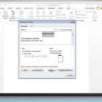 How To Create And Print Mailing Labels On Microsoft® Word 2013 In How To Create A Template In Word 2013