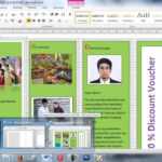 How To Create Brochure Using Microsoft Word Within Few Minutes Regarding Microsoft Word Pamphlet Template