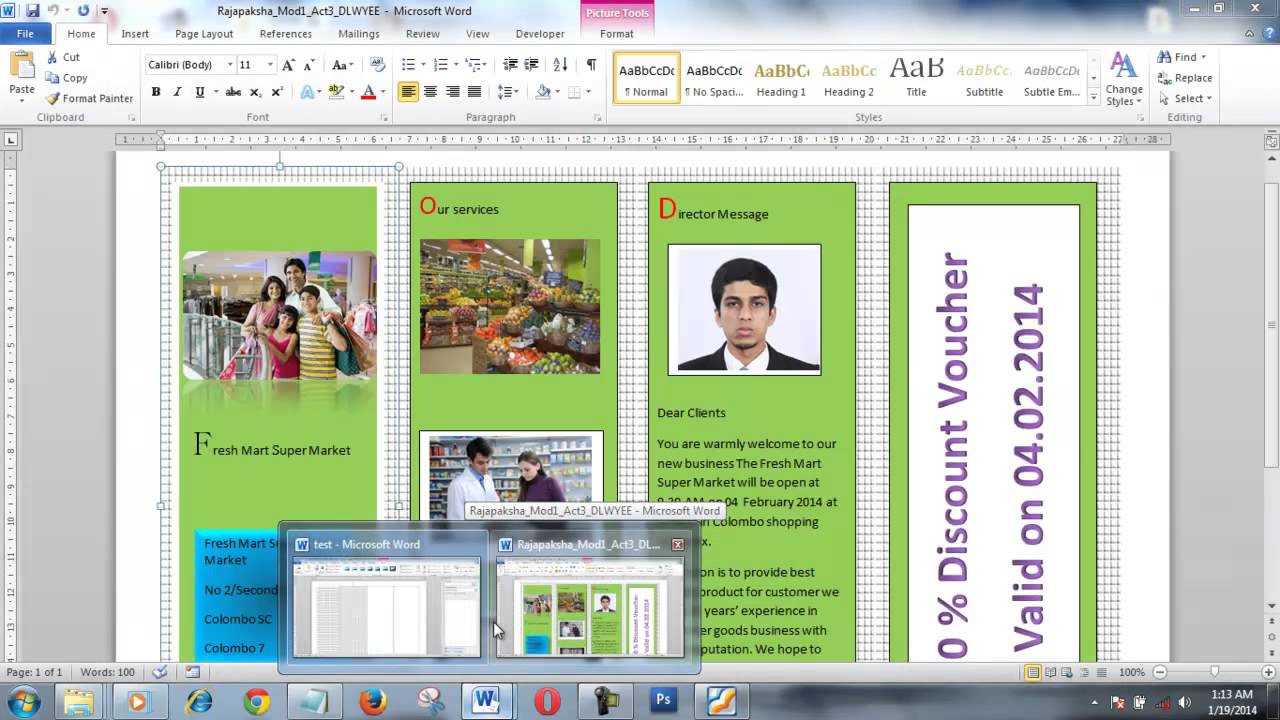 How To Create Brochure Using Microsoft Word Within Few Minutes Regarding Microsoft Word Pamphlet Template
