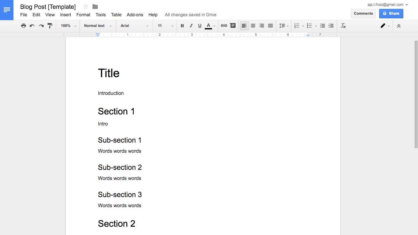 How To Create Effective Document Templates With Google Word Document Templates