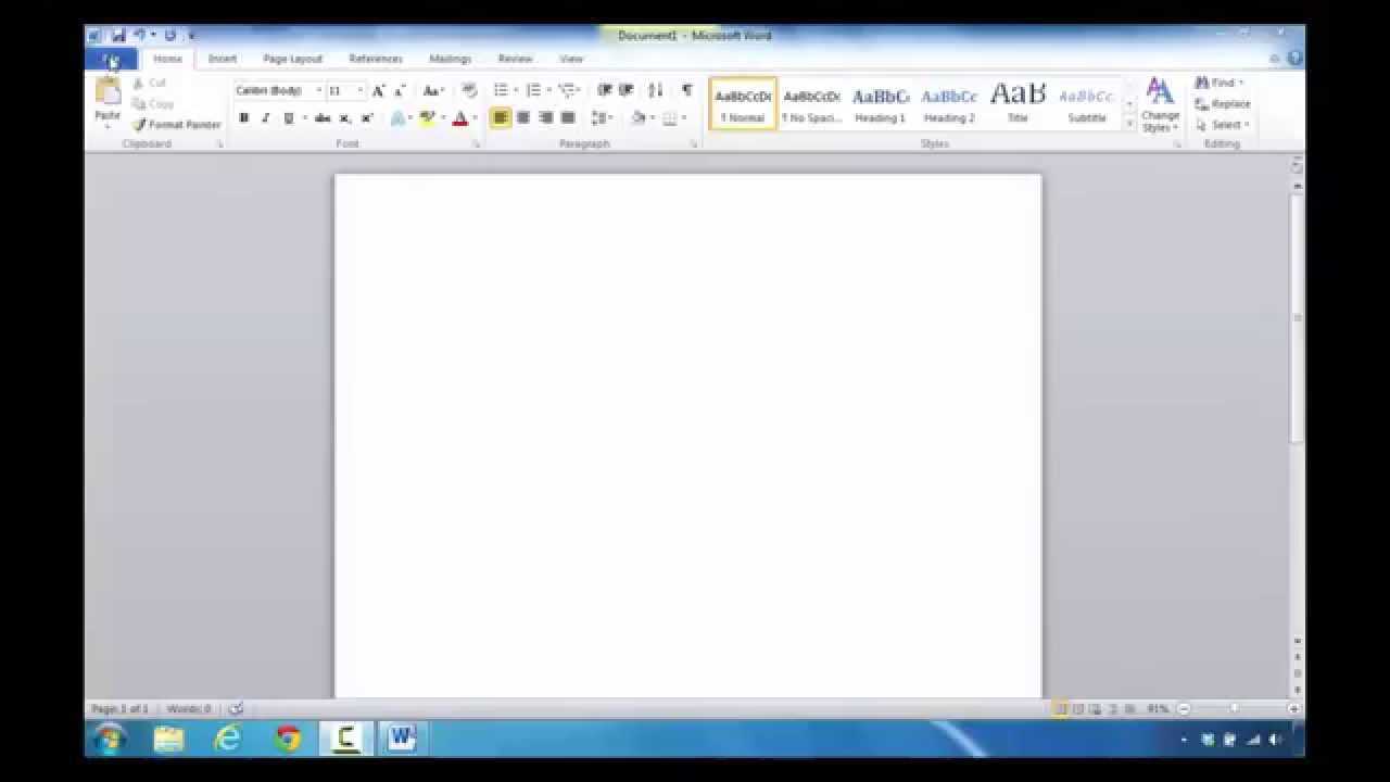 How To Find And Create A Resume Template In Microsoft Word 2010 Inside How To Find A Resume Template On Word