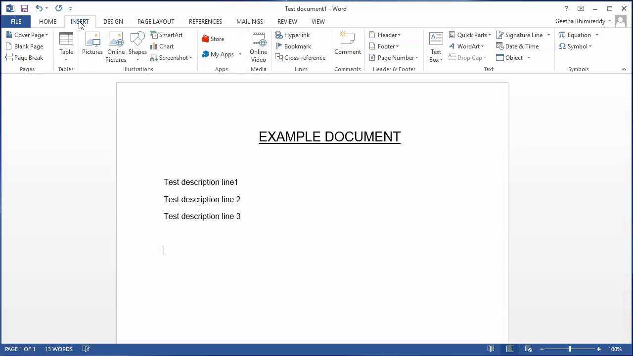How To Insert Contents Of A Document Into Another Document In Word 2013 In Another Word For Template
