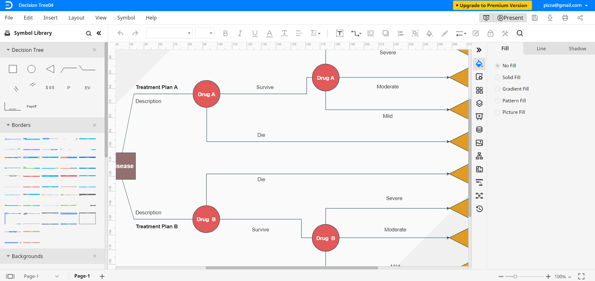 How To Make A Decision Tree To Visualize Decisions | Edraw Max Intended For Blank Decision Tree Template