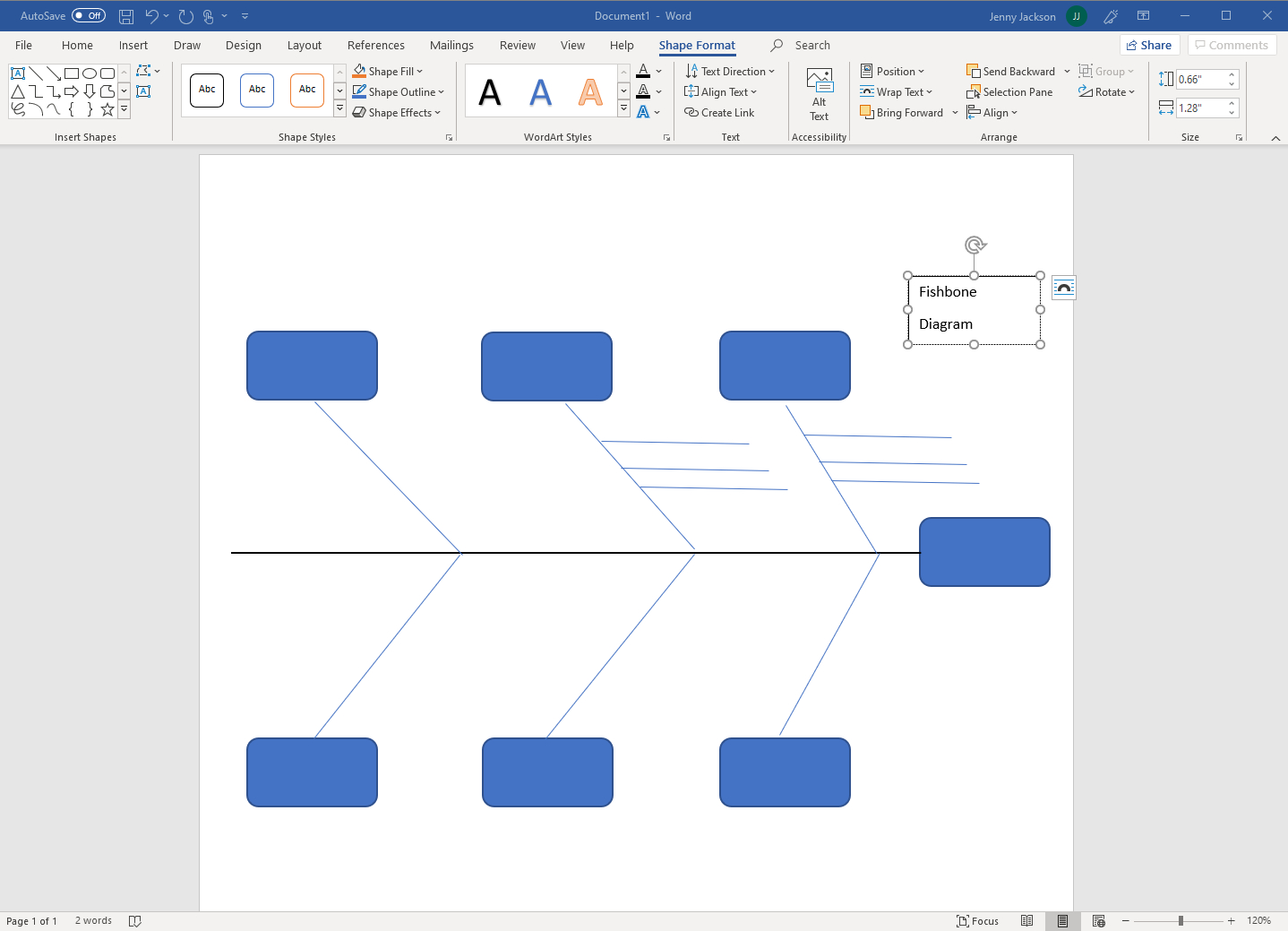How To Make A Fishbone Diagram In Word | Lucidchart Blog Intended For Ishikawa Diagram Template Word
