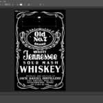 How To Make Jack Daniels Logo In Photoshop Quick & Easy For Blank Jack Daniels Label Template