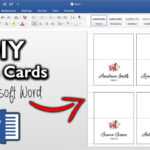 How To Make Place Cards In Microsoft Word | Diy Table Cards With Template Intended For Tent Name Card Template Word