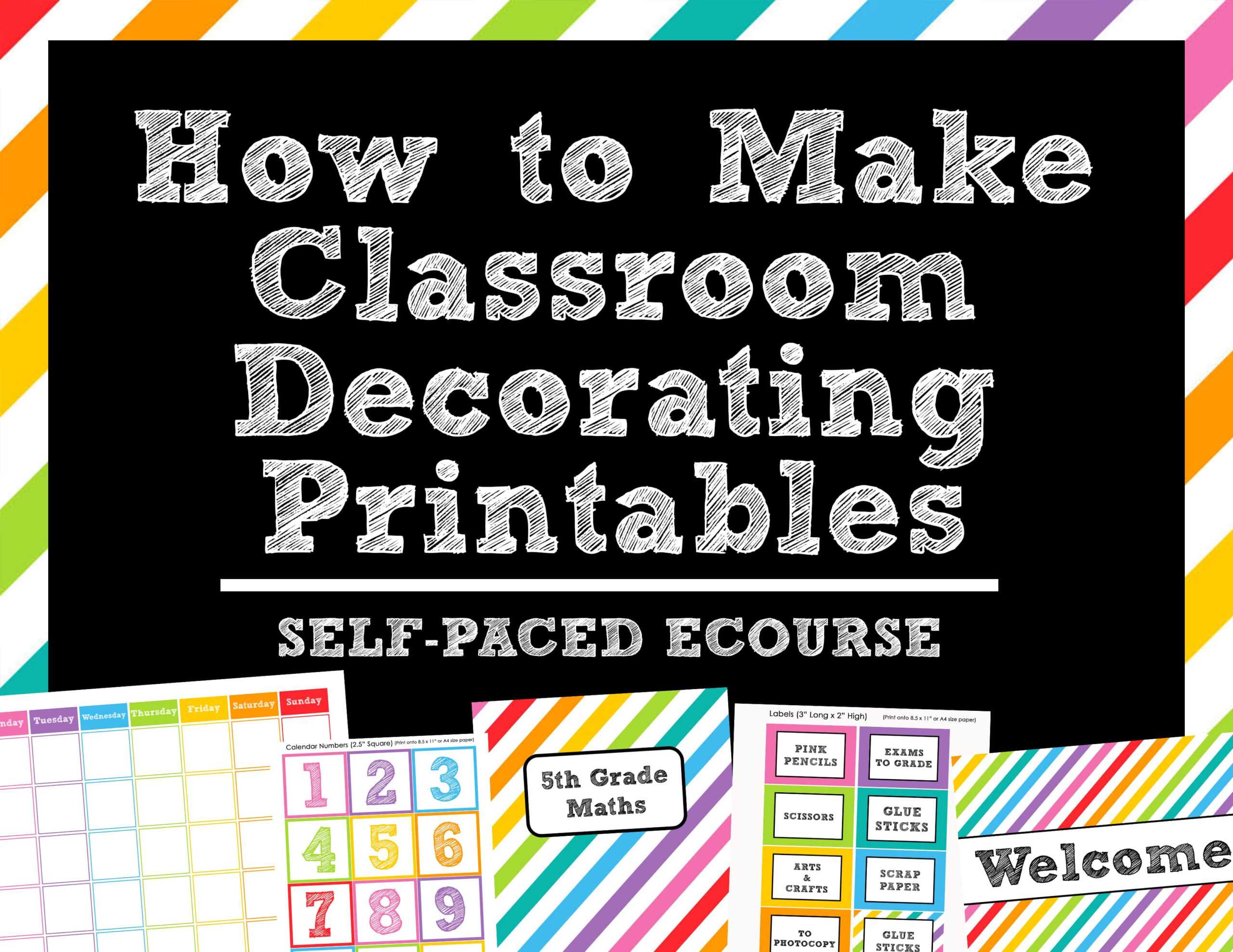 How To Make Teaching Printables And Classroom Decorating Pertaining To Blank Word Wall Template Free
