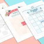 How To Play Bridal Shower Bingo (With Printables) | Shutterfly Intended For Blank Bridal Shower Bingo Template