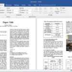 How To Prepare Research Paper For Publication In Ms Word (Easy) Inside Scientific Paper Template Word 2010