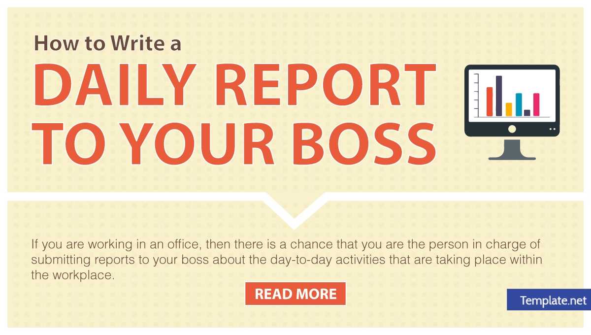 How To Write A Daily Report To Your Boss – 11+ Templates In In Employee Daily Report Template